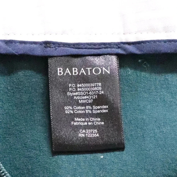 Aritzia Babaton Ellis Size 6 Green Women's Straight Leg Ankle Trouser Pants - Picture 13 of 14